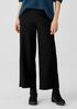 Washable Stretch Crepe Wide-Leg Pant