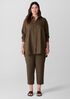 Washable Stretch Crepe Slim Pant
