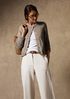 Peruvian Organic Cotton Cord Jersey Cardigan