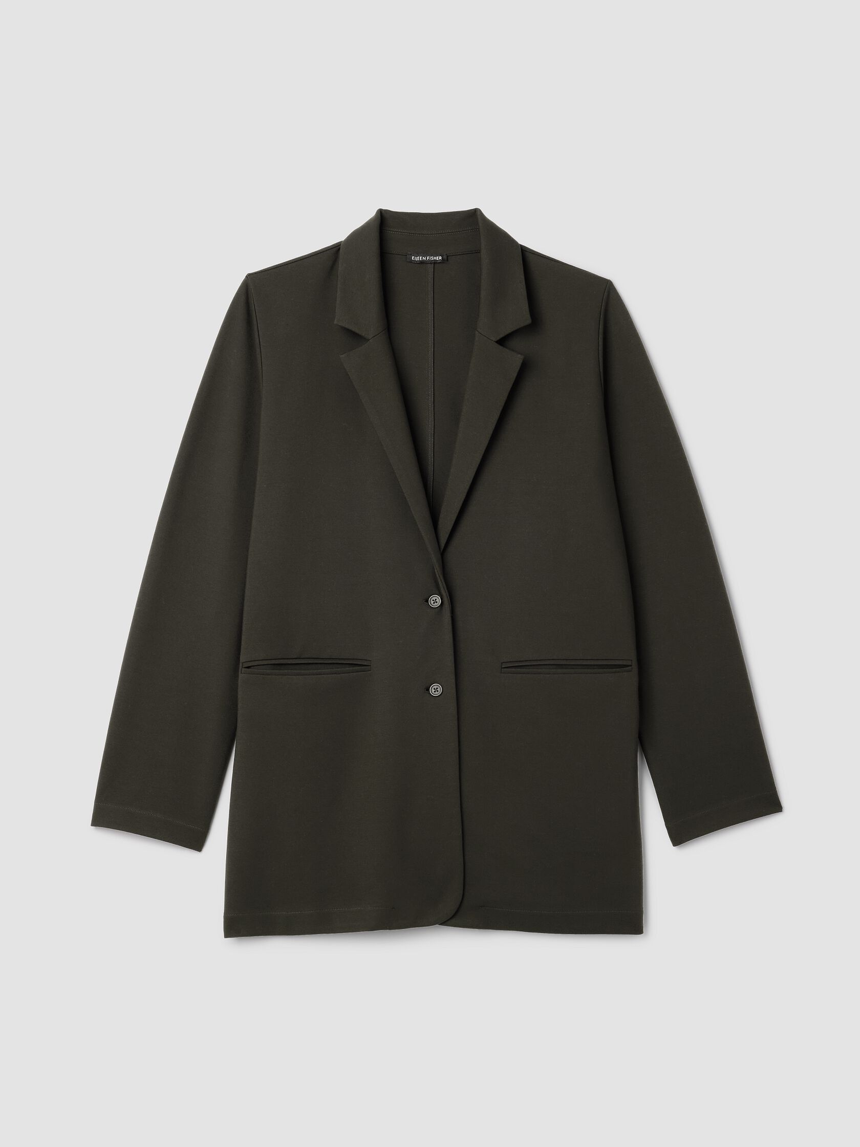 Washable Flex Ponte Long Blazer