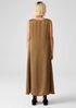 Sandwashed Cupro Shaped Dress