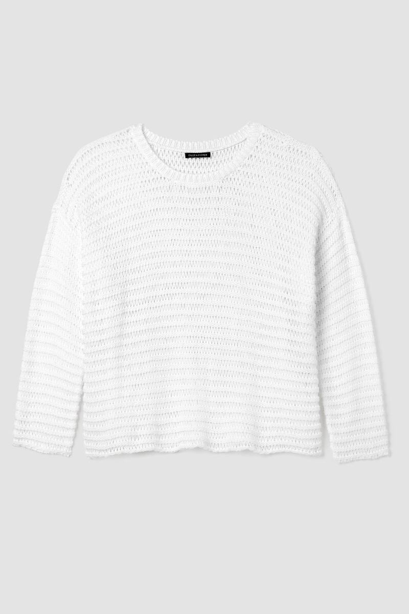 Peruvian Organic Cotton Cord Crew Neck Top Peruvian Organic Cotton Cord Crew Neck Top