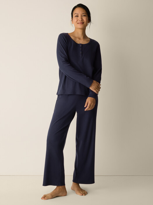 Organic Cotton Rib Sleep Set