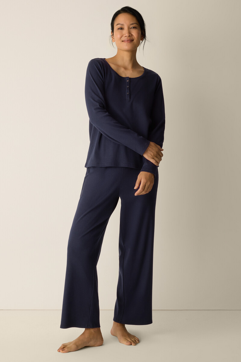 Organic Cotton Rib Sleep Set Organic Cotton Rib Sleep Set