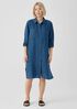 Washed Organic Linen Délavé Shirtdress