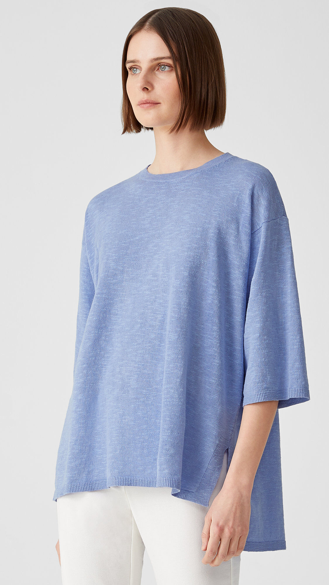 Organic Cotton Linen Slub Top