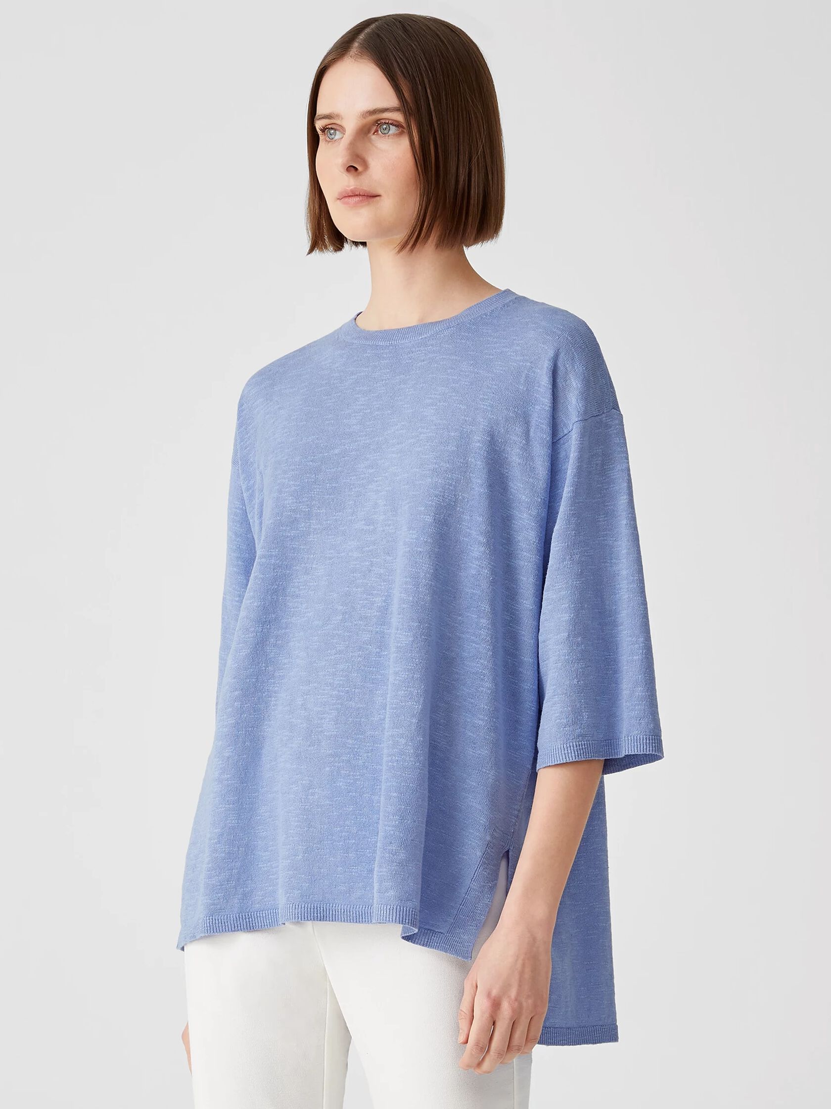 Organic Cotton Linen Slub Top