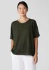 Organic Cotton Hazy Slub Crew Neck Tee