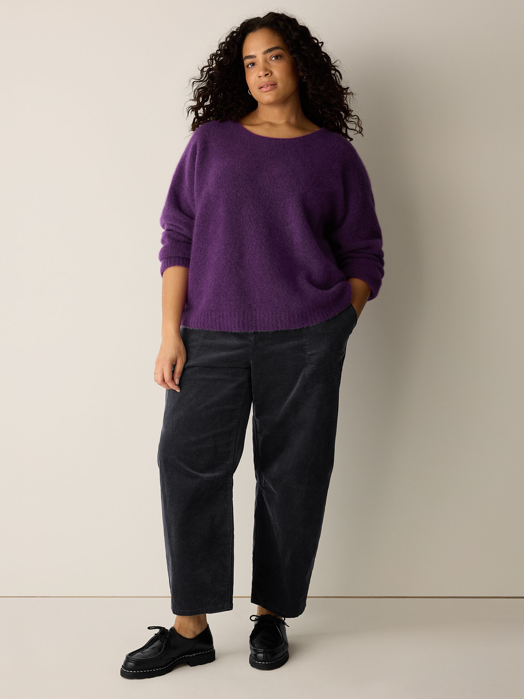 Cashmere Silk Bliss Crew Neck Top