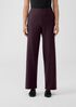 Boiled Wool Jersey Straight Pant