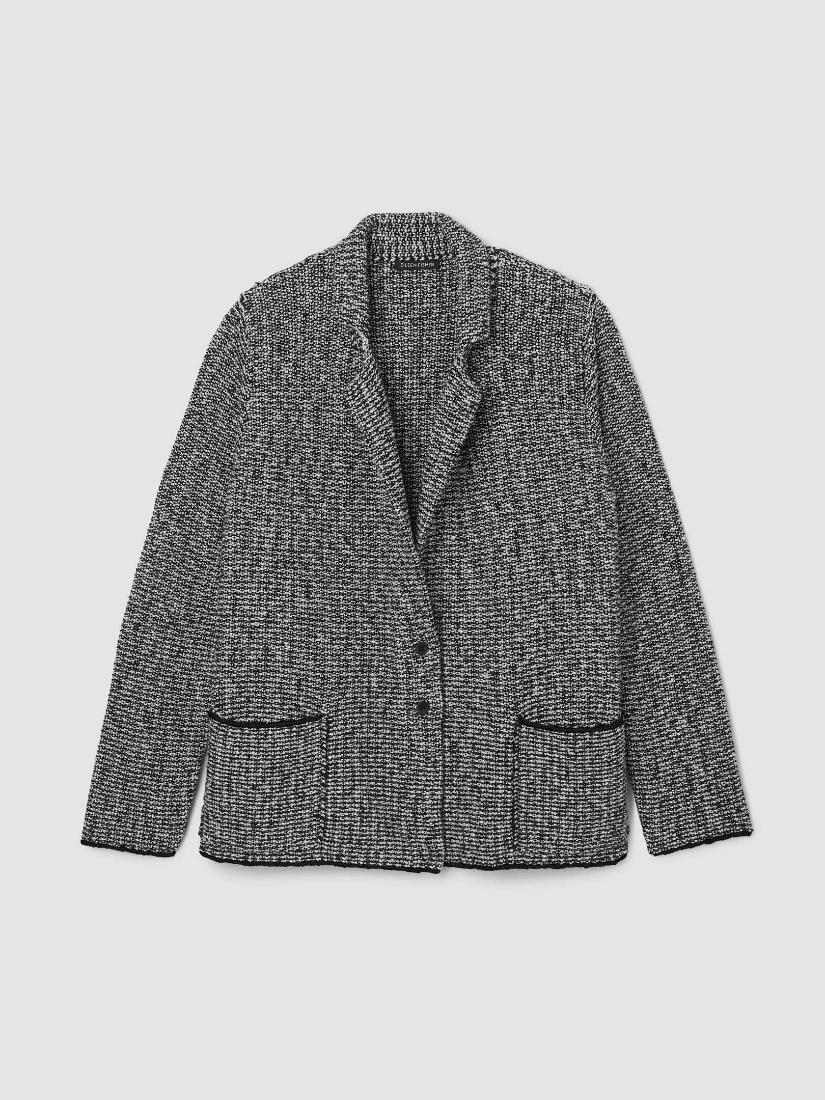 Peruvian Cotton Cloud Notch Collar Jacket