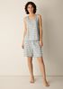 Striped Organic Cotton Jersey Sleep Set