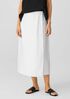 Organic Linen Wrap Skirt