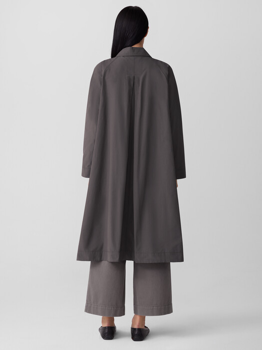 Light Cotton Nylon Classic Collar Coat