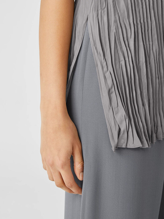 Crushed Silk Long Tank