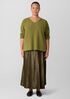 Textured Satin Slip Skirt