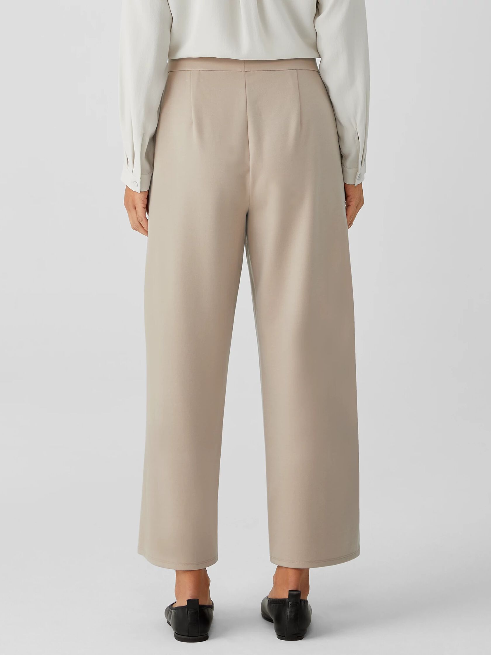 Washable Flex Ponte Wide-Leg Pant