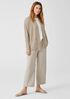Organic Linen Delave High Collar Cardigan