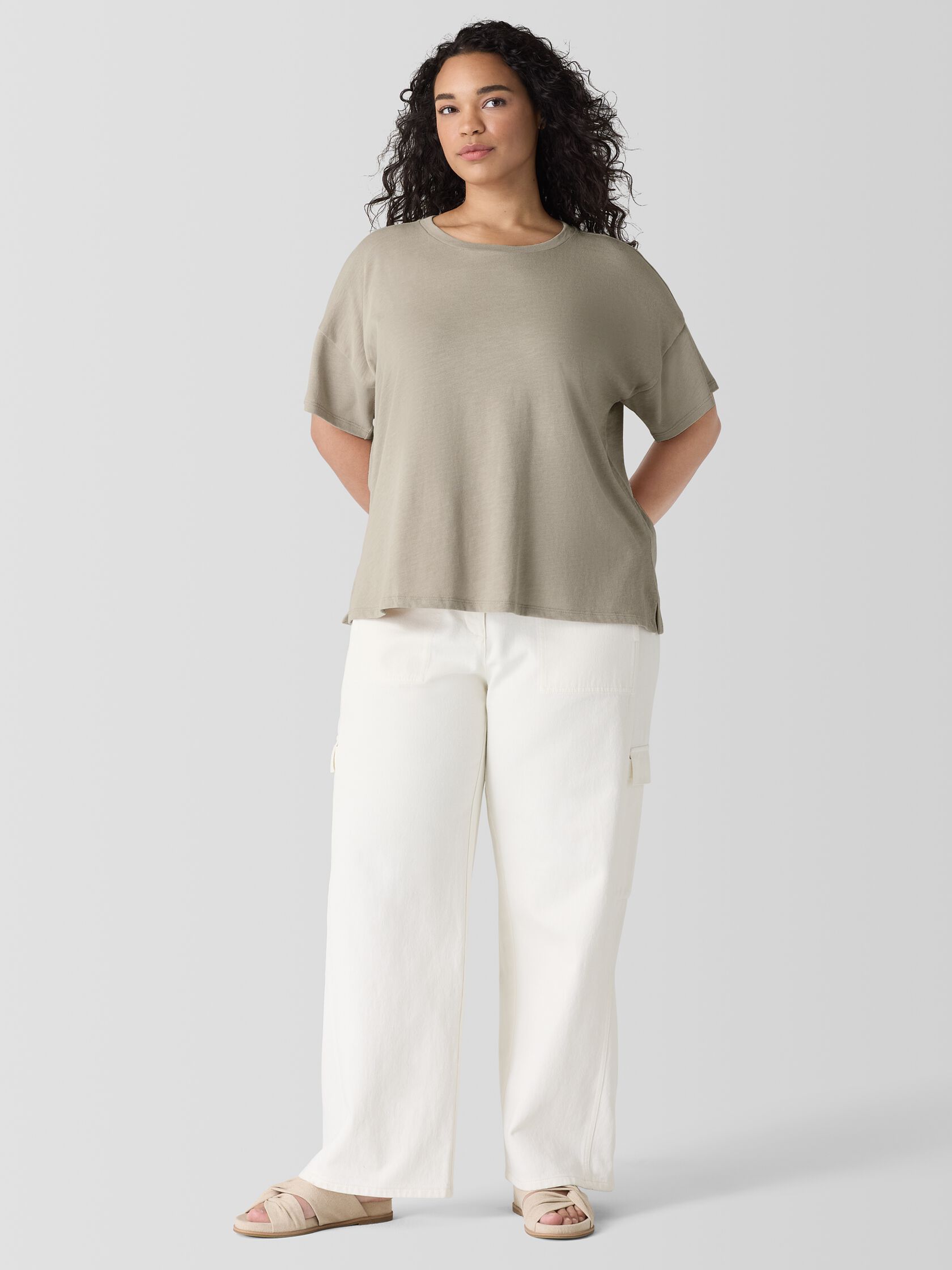 Cozy Organic Cotton Slub Tee