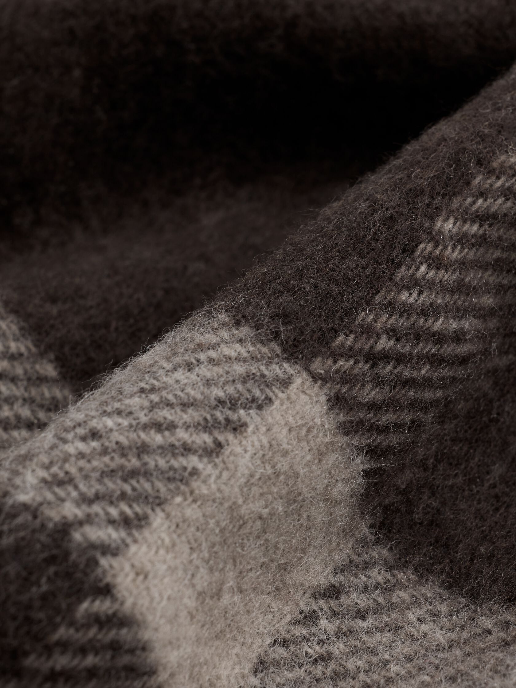 Soft Wool Plaid Serape