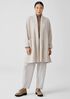 Lightweight Boiled Wool Coat in Responsible Wool