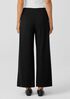 Stretch Jersey Knit Wide-Leg Pant