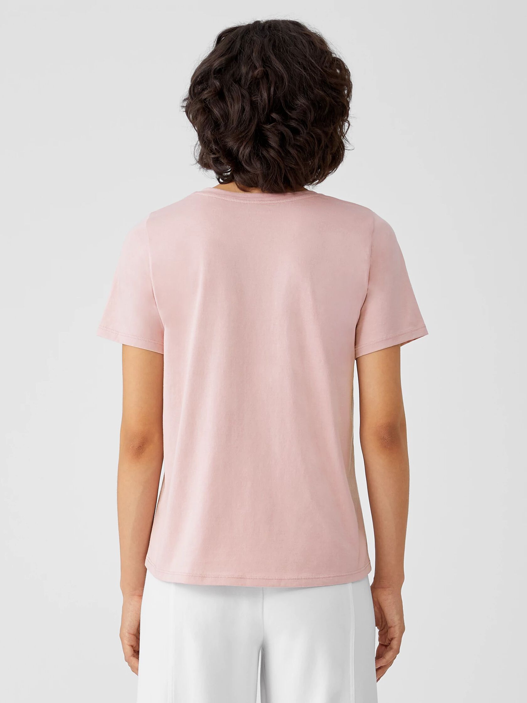 Organic Pima Cotton Jersey Round Neck Tee
