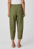 Washed Organic Linen Delave Lantern Pant