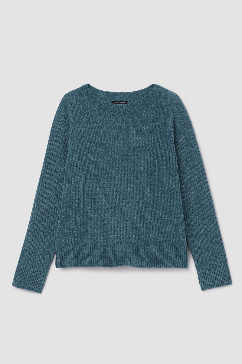 Chenille Blend Crew Neck Top Chenille Blend Crew Neck Top