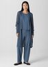Organic Linen Cotton Cord Long Cardigan