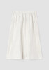Silk Habutai Quilted A-Line Skirt