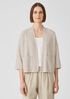 Organic Linen Cotton Seed Cardigan