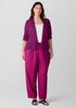 Organic Linen Cotton Cropped Cardigan