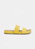Deed Smooth Leather Slide Sandal
