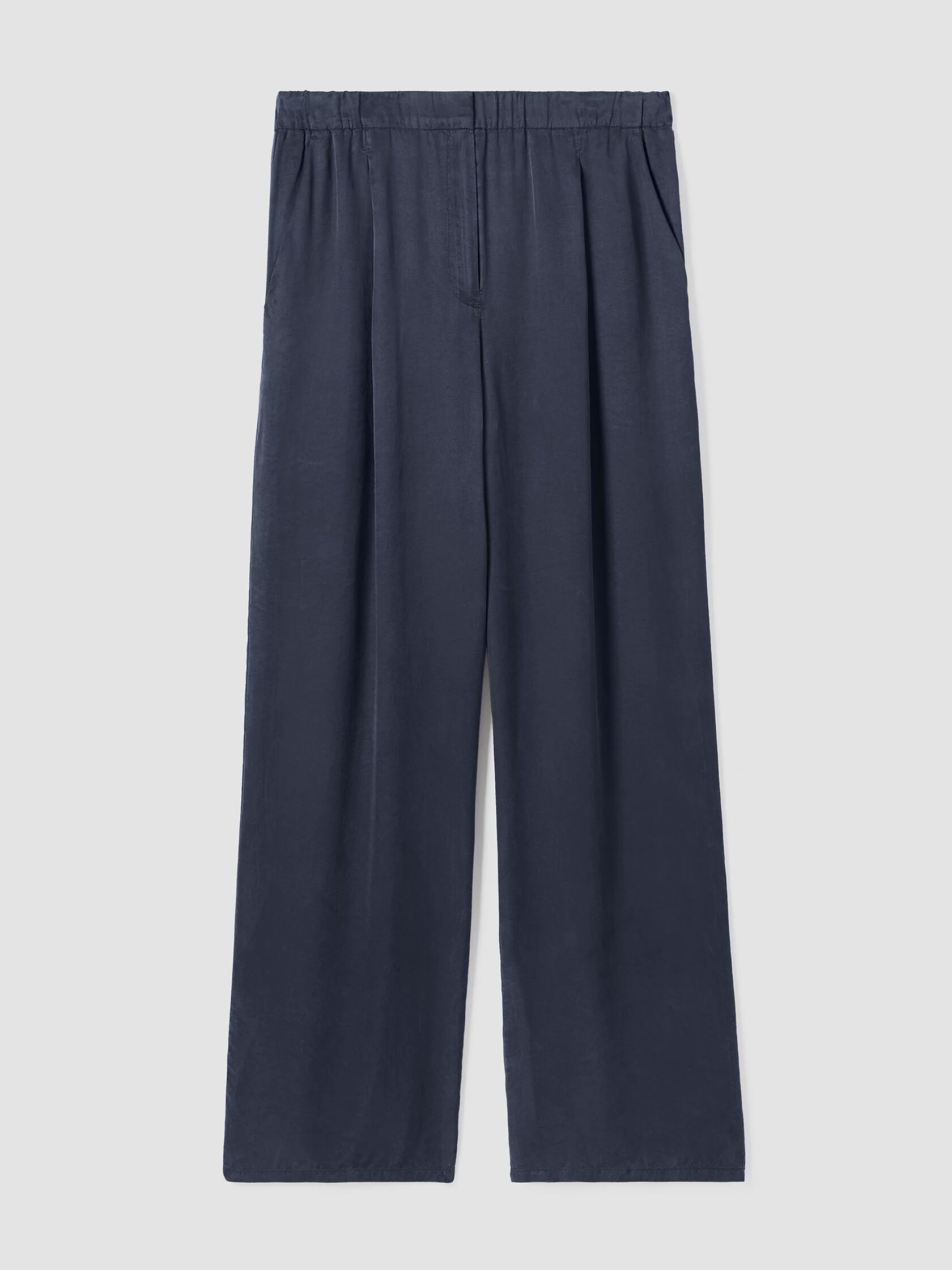 Sandwashed Twill Wide Trouser Pant