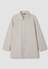 Garment-Dyed Utility Cotton Classic Collar Long Jacket