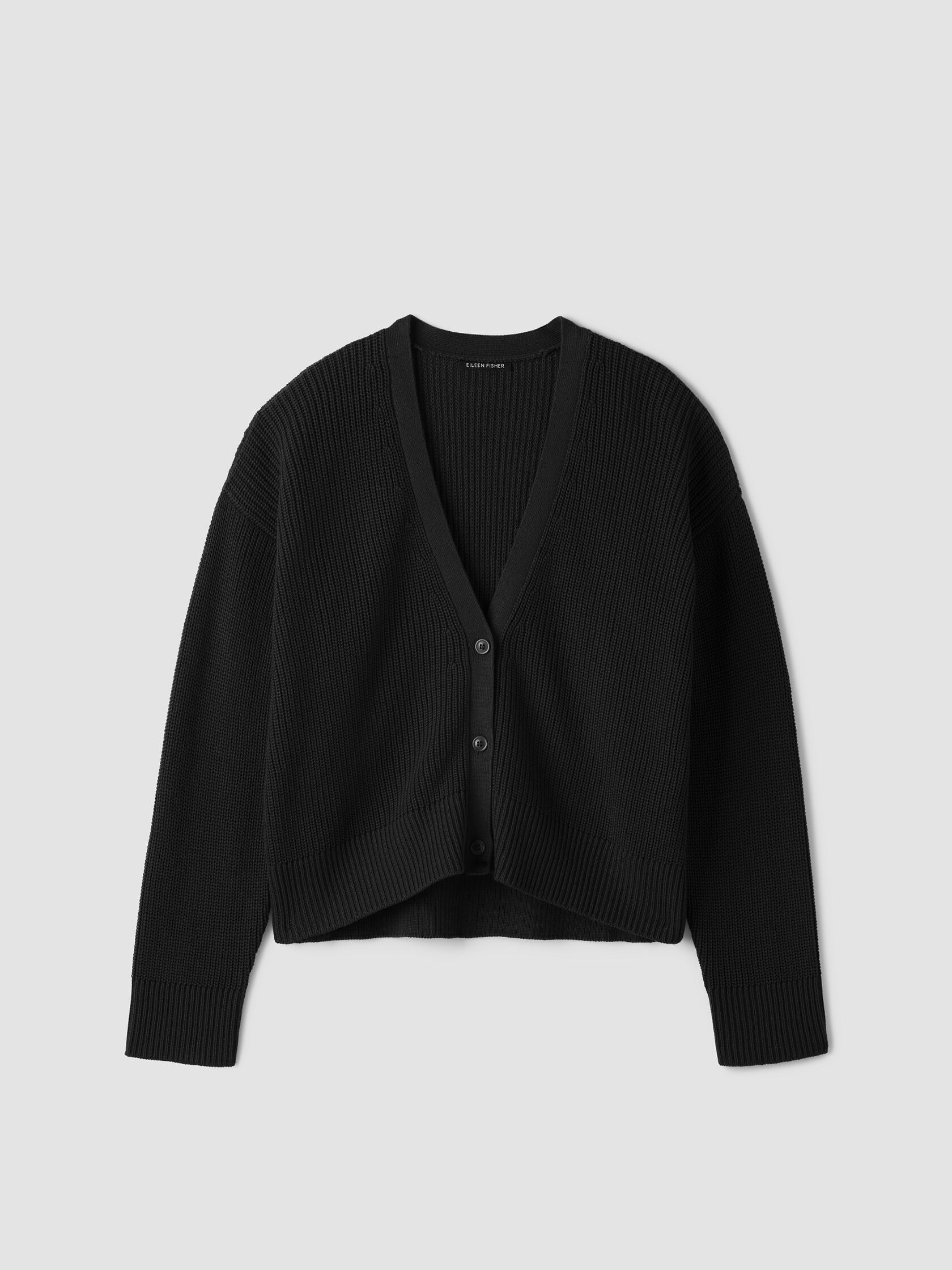 Peruvian Cotton Blend V-Neck Cardigan