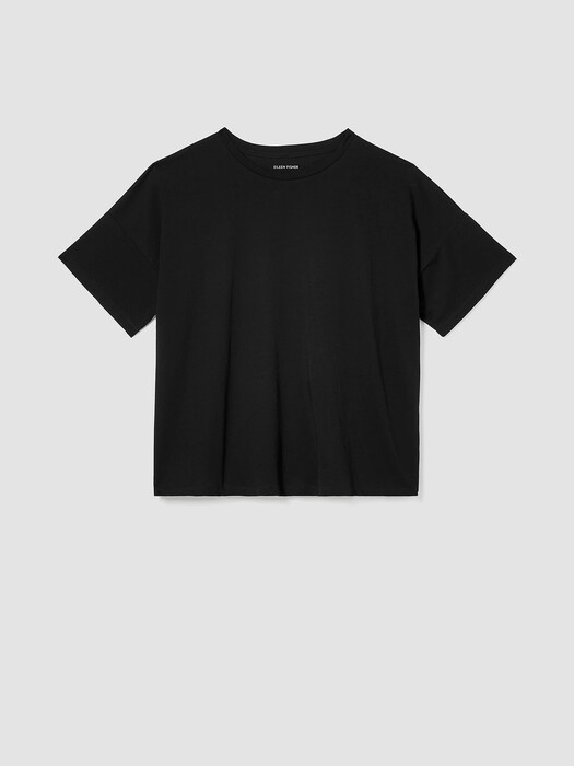 Organic Cotton Easy Jersey Crew Neck Tee