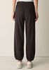 Waffle Cotton Blend Doubleknit Lantern Jogger Pant