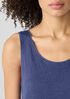 Organic Linen Jersey Scoop Neck Tank