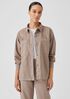 Cotton Hemp Stretch Shirt Jacket