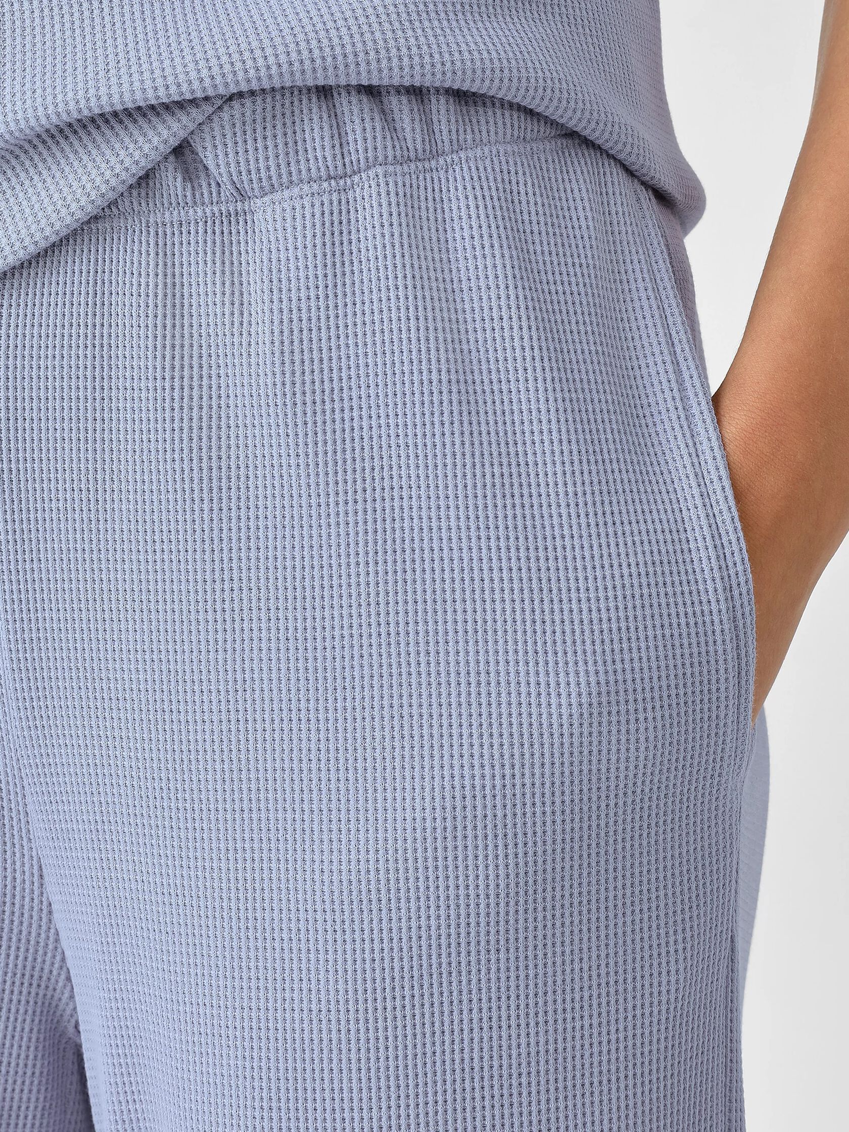 Cozy Organic Cotton Thermal Wide-Leg Pant