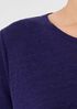 Organic Linen Jersey Crew Neck Tee