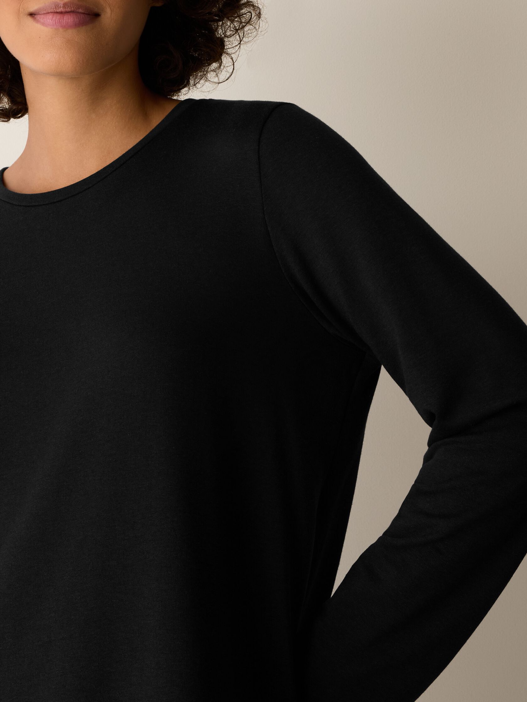 Cozy Brushed Terry Hug Long Top