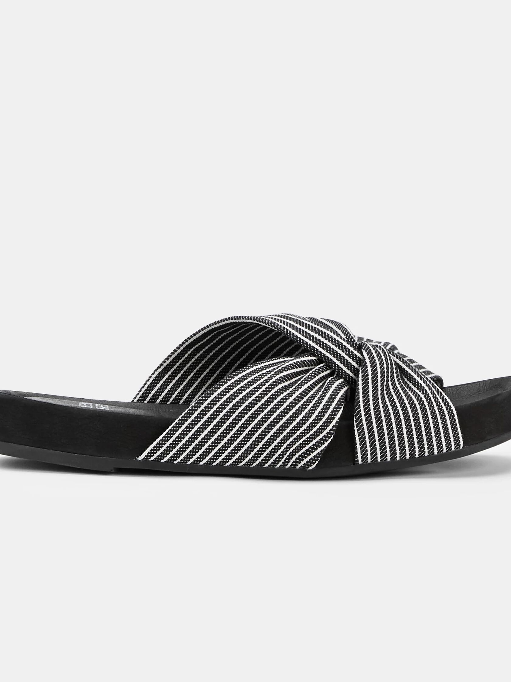 Pal Canvas Stripe Slide