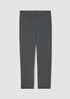 Cotton Blend Ponte Slim Pant