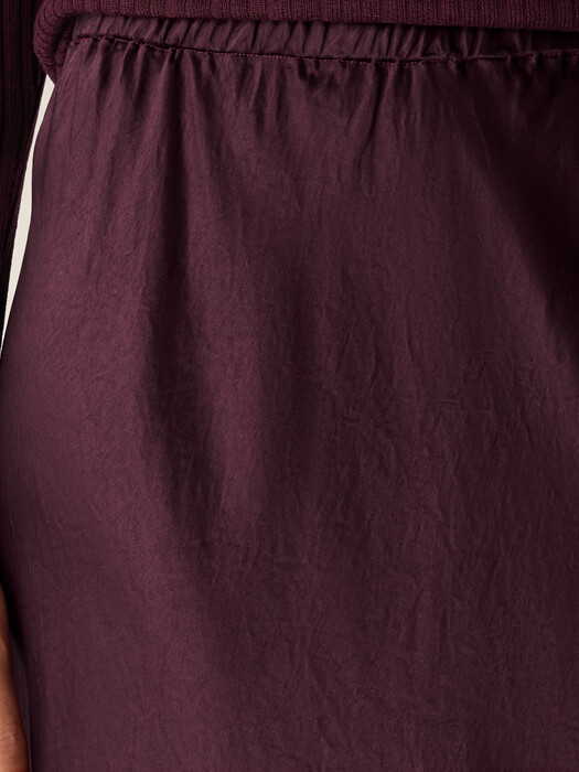 Textured Satin Slip Skirt