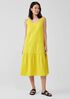 Organic Cotton Ripple Tiered Dress