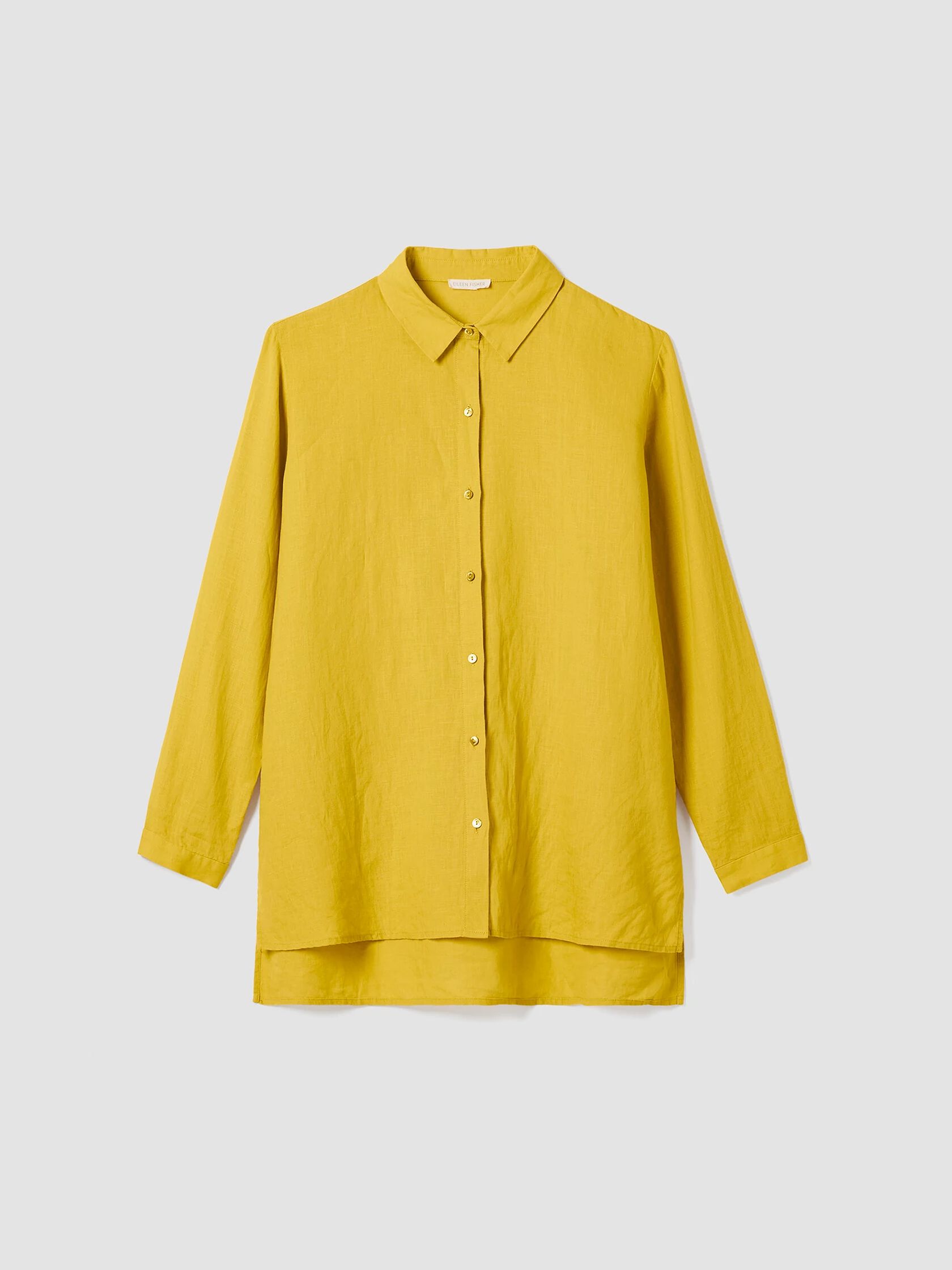 Handkerchief Linen Classic Collar Shirt