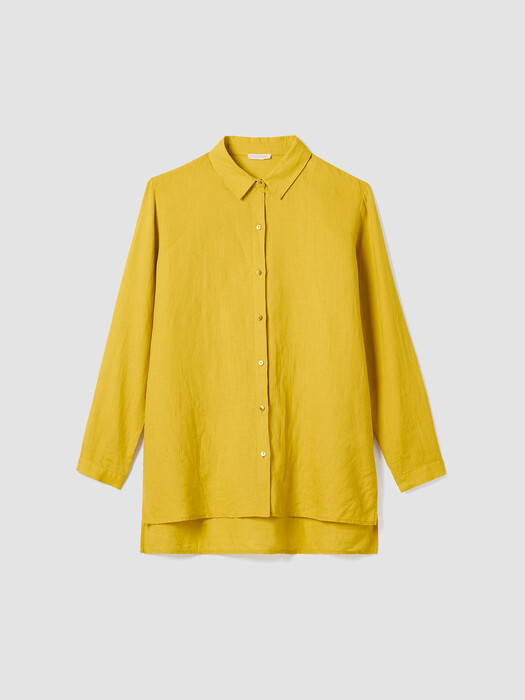 Handkerchief Linen Classic Collar Shirt